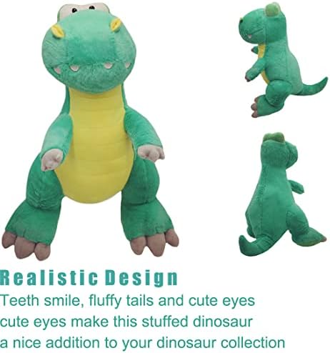 Розов диносаурус голема плишана пријатна играчка Т-рекс играчка перница симпатична дино полнети животни играчка зелена дино големи плишани