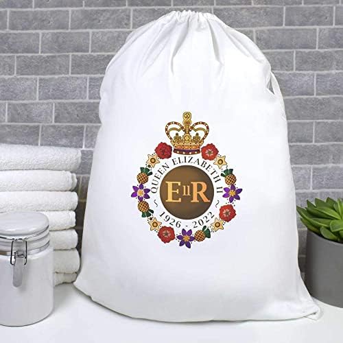 Азеда Кралскиот Амблем На Елизабета ВТОРА Торба За Перење/Перење/Складирање