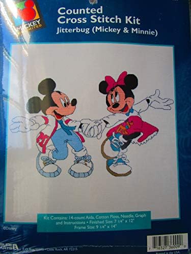 Jitterbug: Mickey & Minnie Mouse го броеше комплетот за вкрстено бод