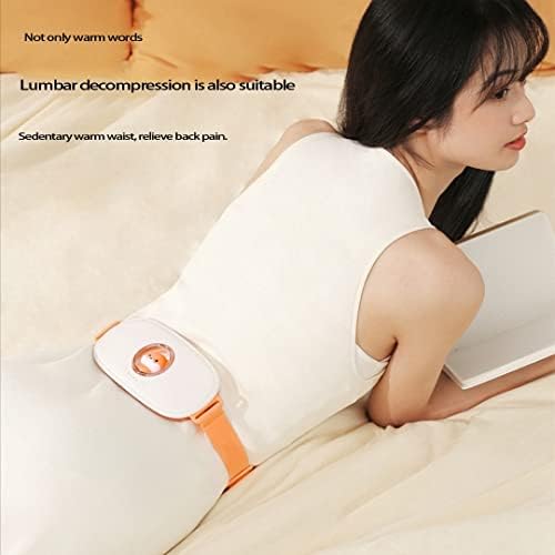 Pockety M28 загревање на појасот топло со матка за да се задржи топла менструална менструална женска загреана маса за масажа бел