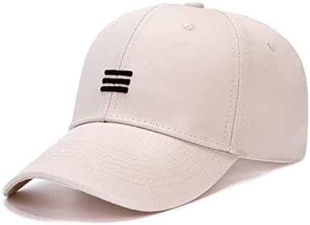 Бејзбол капа на Wodxcor Едноставен елегантен дизајн памук жени мажи прилагодливи тато капа
