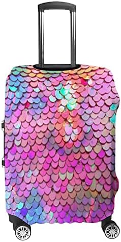 Обвивка за багаж за сирена од виножито, смешен патнички куфер заштитник за куфер