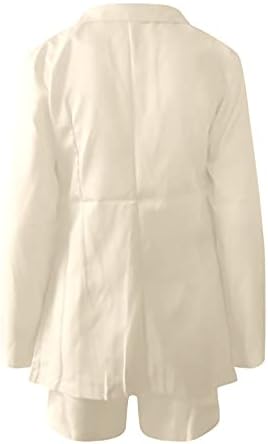 Женски блејзери и костуми јакни солидна едноставна надворешна облека отворена предна тенка јакна лето трендовски блејзери