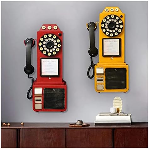 Фиксен Телефон Телефон Монтиран На Ѕид Направен Со Кадрава Кабел, Фиксен Телефон, Бирање Антички Телефон, Старомоден Телефон,