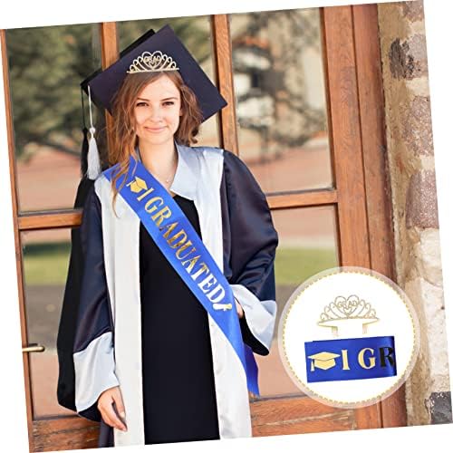 PRETYZOOM 5 комплети 2023 Принцеза Партија Материјали Блескав Снабдување Дипломирање За Сатен Круна Дипломирани Студенти Тиара