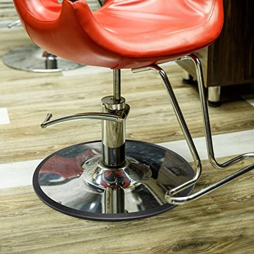 NOVERLIFE 2PCS бербер салон за стилизирање на стол за хидраулични основни прстени, салон опрема за подот заштитна гума за заштита на подот од