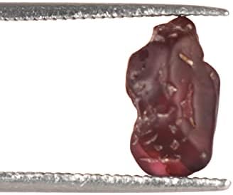 Мал сурово груб црвен спинел природен заздравувачки кристал 2,45 КТ лаосестон