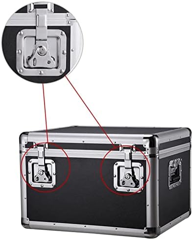 Кутија Со алатки Алуминиумски Тврд Случај, Кутија Со Алатки Преносна Кутија За Складирање Со Торбичка За Носење Што Може Да Се Заклучи Со