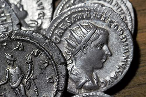 1700 Годишна Стара Римска Империја Сребрена Двојна Монета Од Денариус Многу Фина Или Подобра Состојба