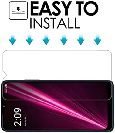 VIESUP За T-Mobile Revvl 6 5G HD Заштитник На Чист Екран Калено Стакло - [2Pack] 9h Цврстина Случај Пријателски Заштитник Против Гребење Заштитник