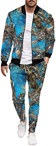 Xiloccer западна облека за мажи кои се враќаат дома за момци Зимски коктел облека мажи со две парчиња панталони поставени тренерки