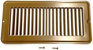 Плоча за лице 4 x 10 HVAC Air Register - Странична и цилинг - дифузер за капакот на каналот HVAC вентил