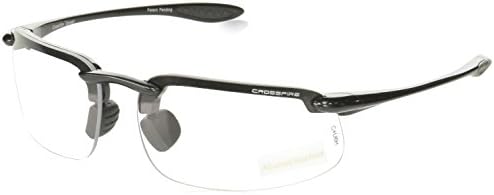 Радијанс ES4 Бифокална безбедност на очила - Перл сива рамка - чиста леќа - 1,5 диоптер
