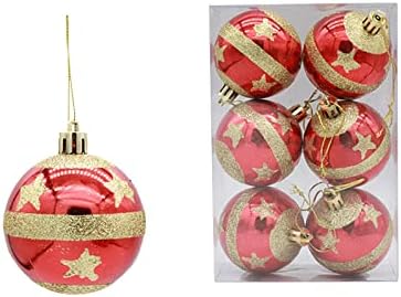 Божиќни топки украси за Божиќна дрво уништување украси за новогодишни украси што висат топка за празнична свадбена украсна декорација