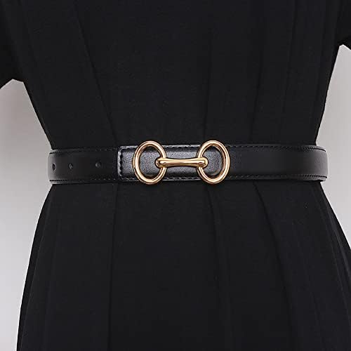 Класичен класичен двоен прстен дизајн на кожен фустан појас ， моден појас за панталони со фармерки