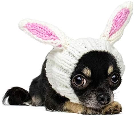 Зоолошката градина Snoods Bunny костум за кучиња, средно - топло без капаче за завиткување на уво за миленичиња, кучиња зајаче