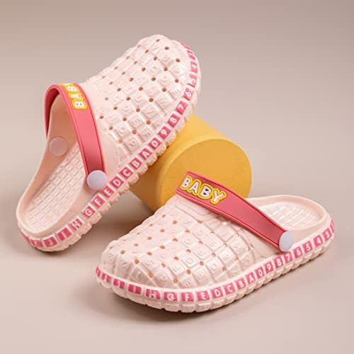 Касазо дете деца момчиња девојки симпатична градинарска вода затнувања азбука сандали се лизгаат на чевли лизгачки лизгалки лесни