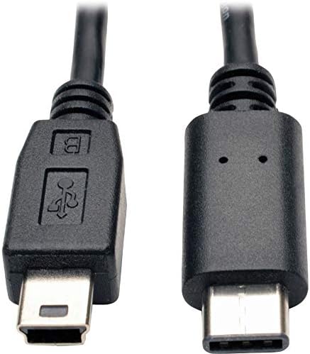 Tripp Lite 6ft USB 2.0 Hi-Speed ​​Cable Micro-B MALE до USB Type-C USB-C машки