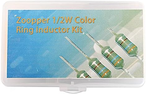 Зоупер 0410 Индукторски комплет во боја Индуктор Код за бои Комплет за асортиман на индуктор 1UH до 4,7mH 20 вредности 200 парчиња