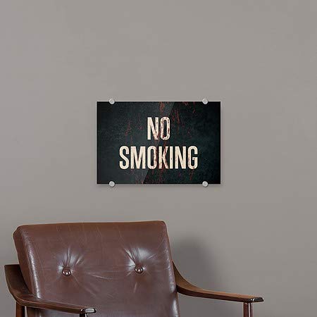 CGSignLab | „Без пушење -годишна возраст од 'рѓа“ Премиум акрилен знак | 18 x12