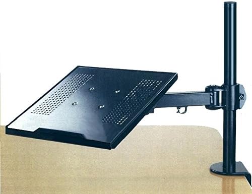EZM лаптоп/лаптоп рака ExtenStion Mount Desktop Stand Stand Stand со опција за монтирање на Grommet