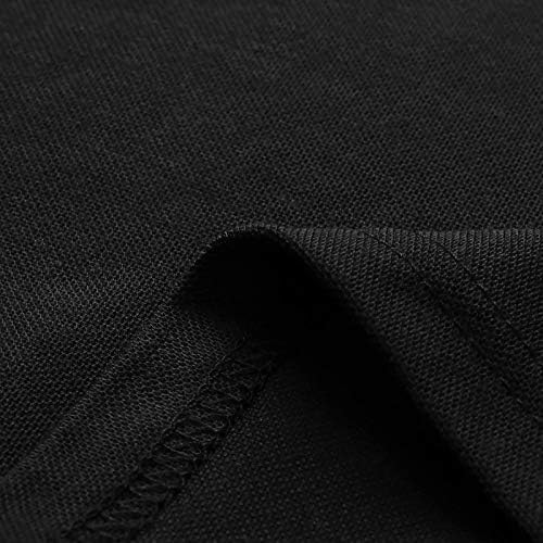 Спортски тенки комплети за мажи плажа точка печатена летна поло -облека од 2 парчиња сет маици со краток ракав+панталони со шорцеви