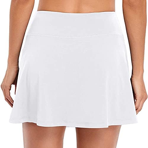 Фитнес големина тенис здолниште, женски плус спортски шорцеви со џеб што работи здолниште со здолништа кратки здолништа