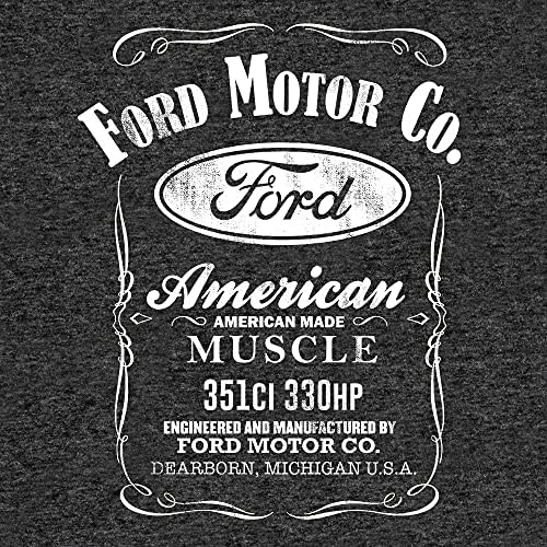 Машката машка машка кошула со маж, избледена кошула на компанијата „Форд мотор“