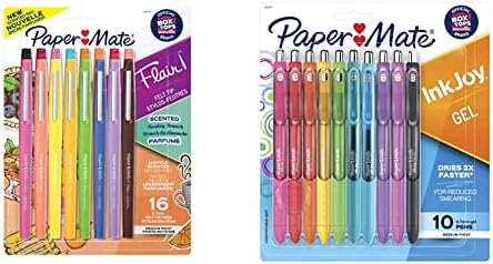 Плајерка на хартија, миризливи пенкала за врвови, разновидни мириси и бои во неделата, 0,7 мм, 16 пенкала за пенкала за броење