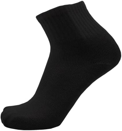 Winterlace 48 пара машки тон четвртина чорапи на глуждот, обични спортови удобни пакувања за рефус
