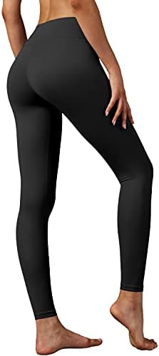 Меноно јога панталони за жени со високи тренинзи за тренингот