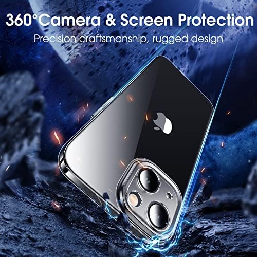 CaseKoo Ultra Slim за iPhone 14 Plus Clear Case - [0,04mm екстремно тенко] [никогаш жолто] [заштитна камера со груба] заштитна