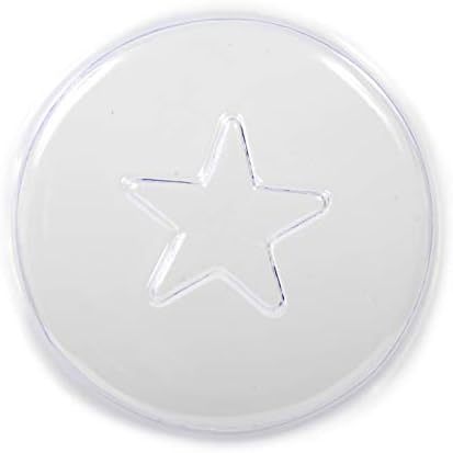 Starвезда од 5 шуплина врежана на кружен сапун/калап за бомби за бања M160 x 10