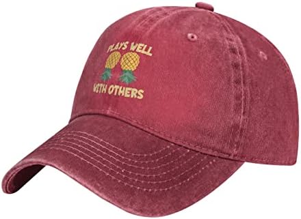 Нутаг наопаку од бејзбол капа од ананас што може да се отвори прилагодлива капа за камионџии жени мажи хип-хоп капа