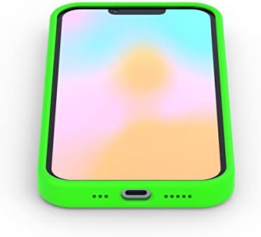 СЛУЧАЈ НА КРИВИЧНО ДЕЛО - Iphone 14 Pro Случај, Стилски Неонски Зелен Iphone Случај-360° Заштитен Случај Отпорен На Удари Дизајниран за iPhone