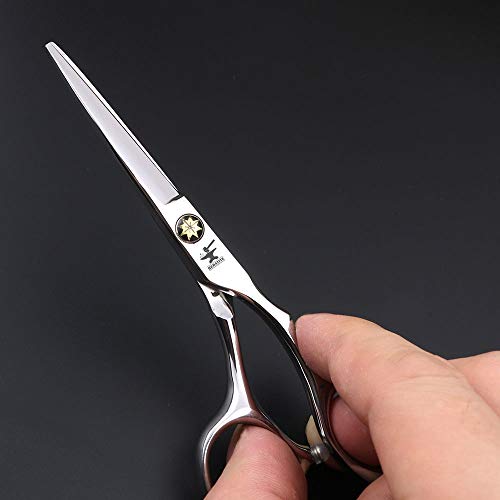 ХЕМАТИТ Повеќе големини Јапонија 440с ножици за сечење челик Фризерски салон берберски алатки За стилизирање Фризерски ножици