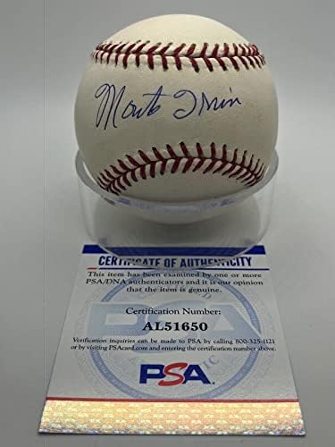 Монте Ирвин Њујорк Гиганти Потпиша Автограм Официјален Млб Бејзбол ПСА днк *50-Автограм Бејзбол
