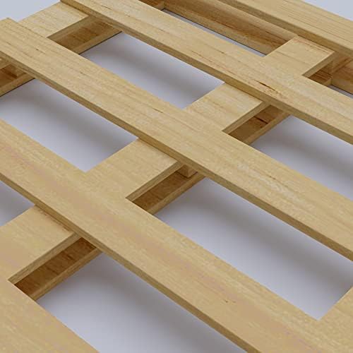 Treaton, 4 пат дрвени палети, лесни за комерцијална употреба, целосно склопена, силна цврста структура, 1 персонални компјутери, 40 x 36,