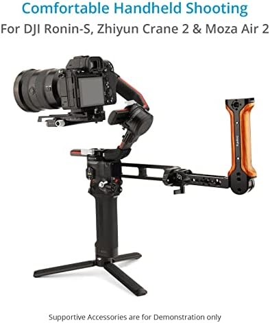 Handgrip Proaim Snaprig | Компатибилен со DJI Ronin S, Zhiyun Crane 2, Moza Air 2 Camera Gimbals | Прилагодување од 180 ° со ARRI стандардна