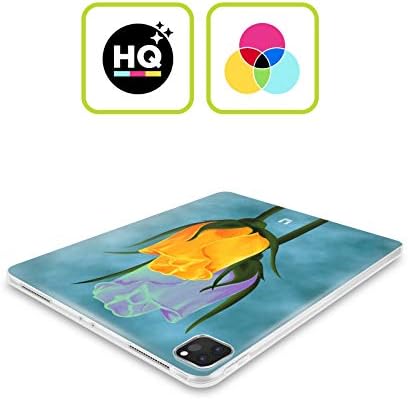 Главата Случај Дизајни Жолта Лаванда Рози Мека Гел Случај Компатибилен Со Apple iPad Pro 12.9 2020/2021/2022