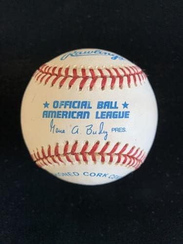 Двајт Док Гуден Метс Јанкис потпишан официјален бејзбол Ал Будиг w/холограм - автограмирани бејзбол