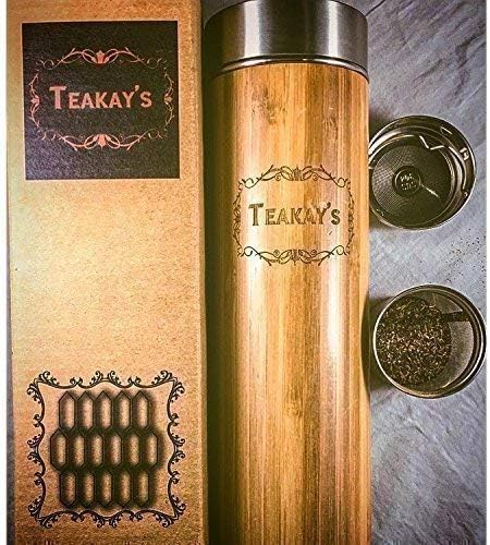 Teakays Bamboo Tumbler со инфузер за чај