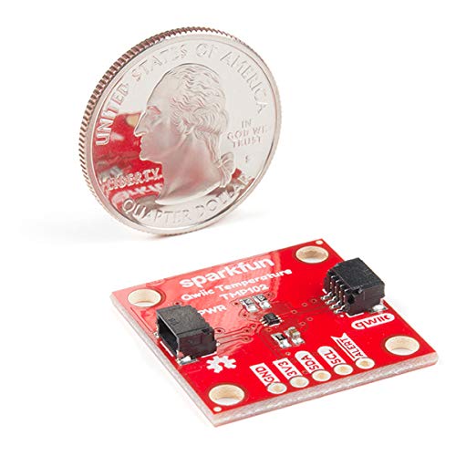 Сензор за дигитална температура на SparkFun-TMP102-компатибилен со Arduino и другите единечни табли компјутери што лесни за употреба I2C Sensor Plug-and-Play Brewout Board работи од 1,4-3.6V влез