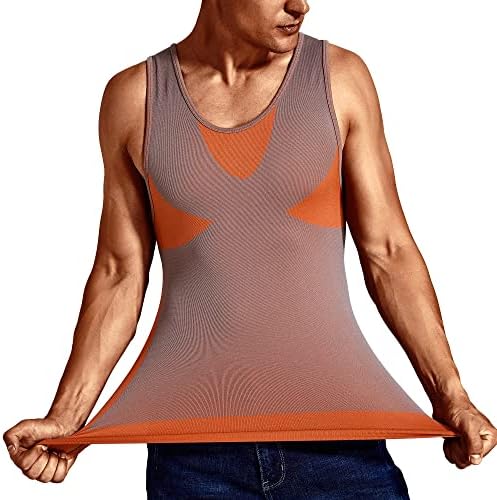 Terland Mens Running Vest компресија Компресија кошула без ракави спортски тренинг елек Брзо сув атлетски салата за мускули