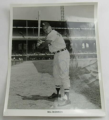 Бил Моус Скорон потпиша автоматски автограм 8x10 Фото VIII - Автограмирани фотографии од MLB
