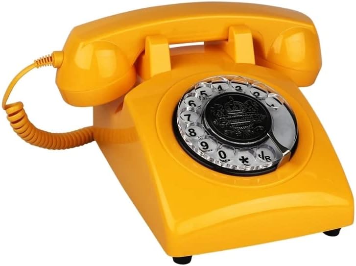 N/A Home Wired Firnline Telefone Vintage Antique Tefhine Dial Telefone со додатоци за канцелариски канцеларии со повеќефонски телефонски телефони