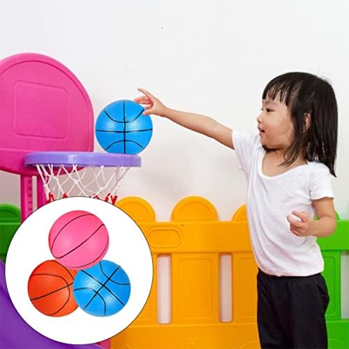 Clispeed Образовни играчки 3PCS девојки играчки Шарени играчки мали деца дома скокајќи кошарка, трескање и игра за игралишта Образовна школа за