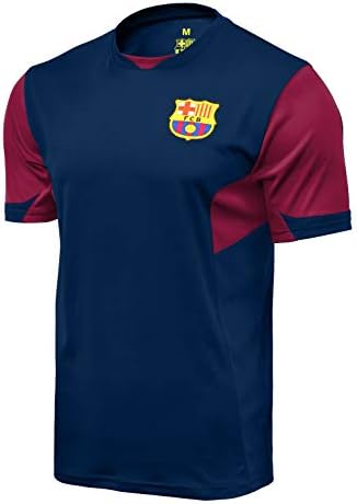 Икони Спортски мажи компатибилни со ФК Барселона официјално лиценциран фудбалски полии со кошула -07 -07