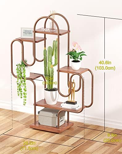 Tikea Cactus Plant Stand Indoor, Metal Plant Sholf за растенија во затворен простор повеќе, креативни растенија за внатрешен двор, балкон