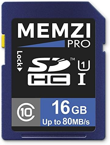 MEMZI PRO 16gb Класа 10 80MB / s Sdhc Мемориска Картичка За Fujifilm FinePix A, AV Или Ax Серија Дигитални Камери